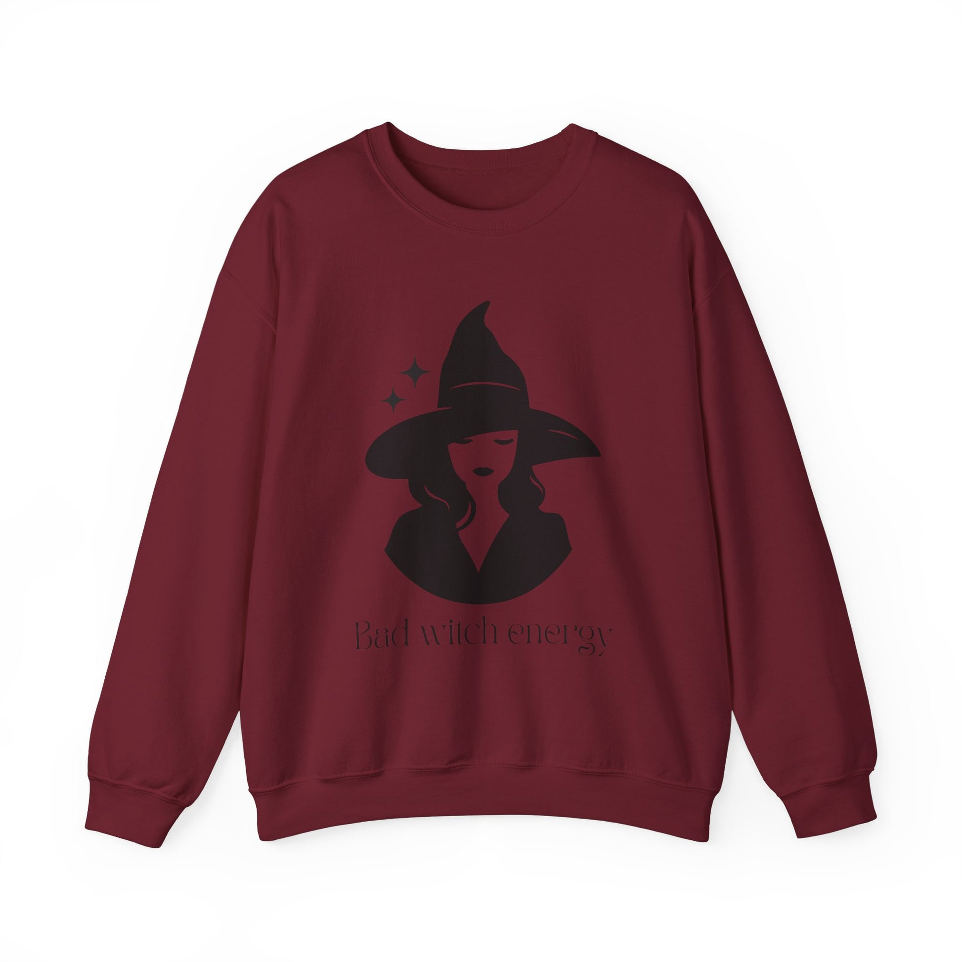 Bad Witch Energy Unisex Heavy Blend™ Crewneck Sweatshirt - Avalon's Altar