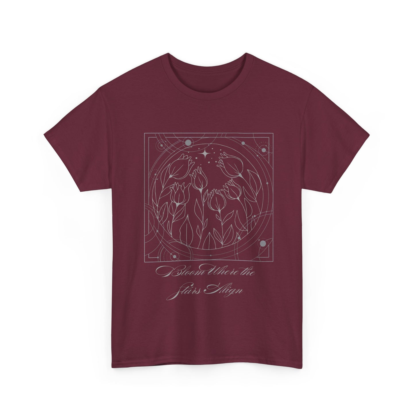 Bloom Where the Stars Align Unisex Heavy Cotton Tee - Avalon's Altar