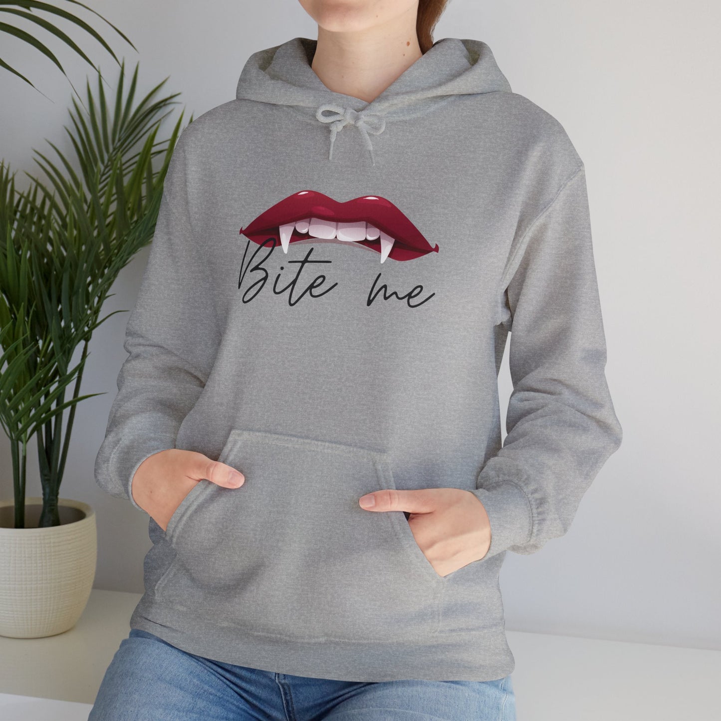 Bite me Unisex Heavy Blend™ Hooded Sweatshirt - Avalon's Altar