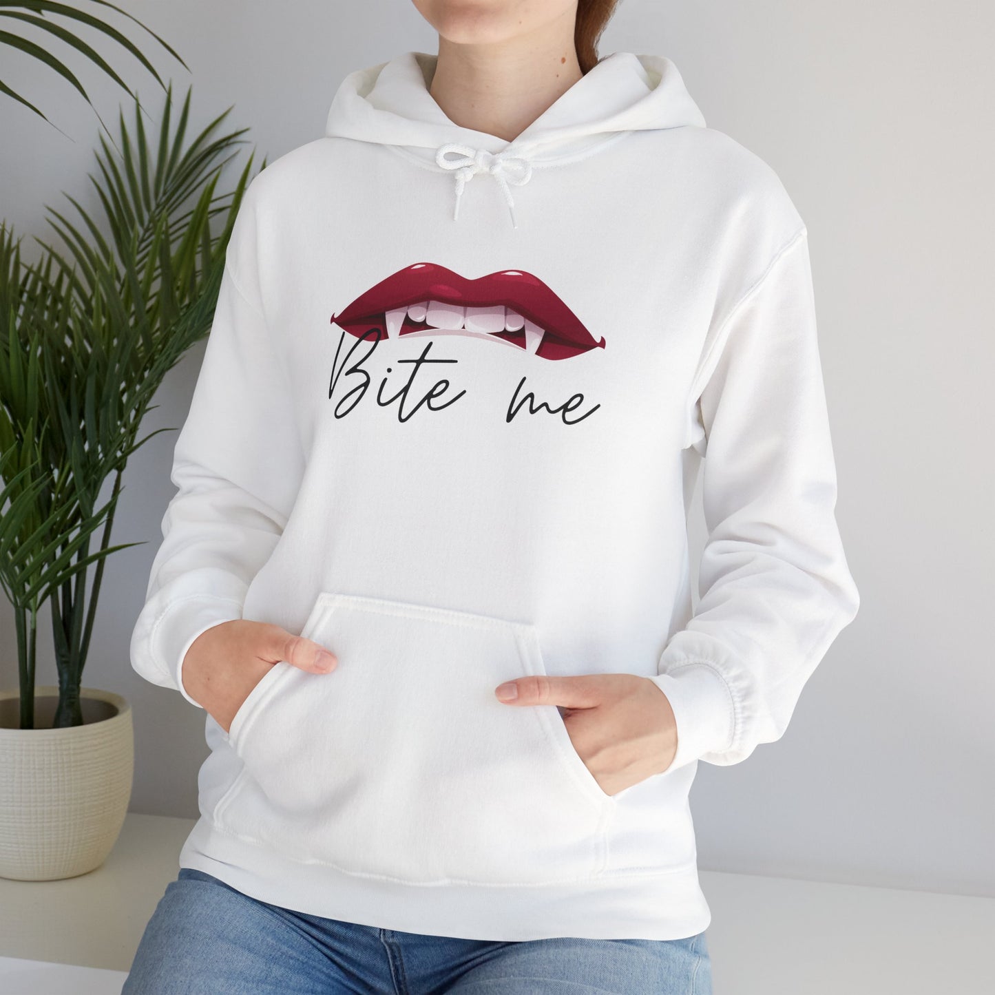 Bite me Unisex Heavy Blend™ Hooded Sweatshirt - Avalon's Altar