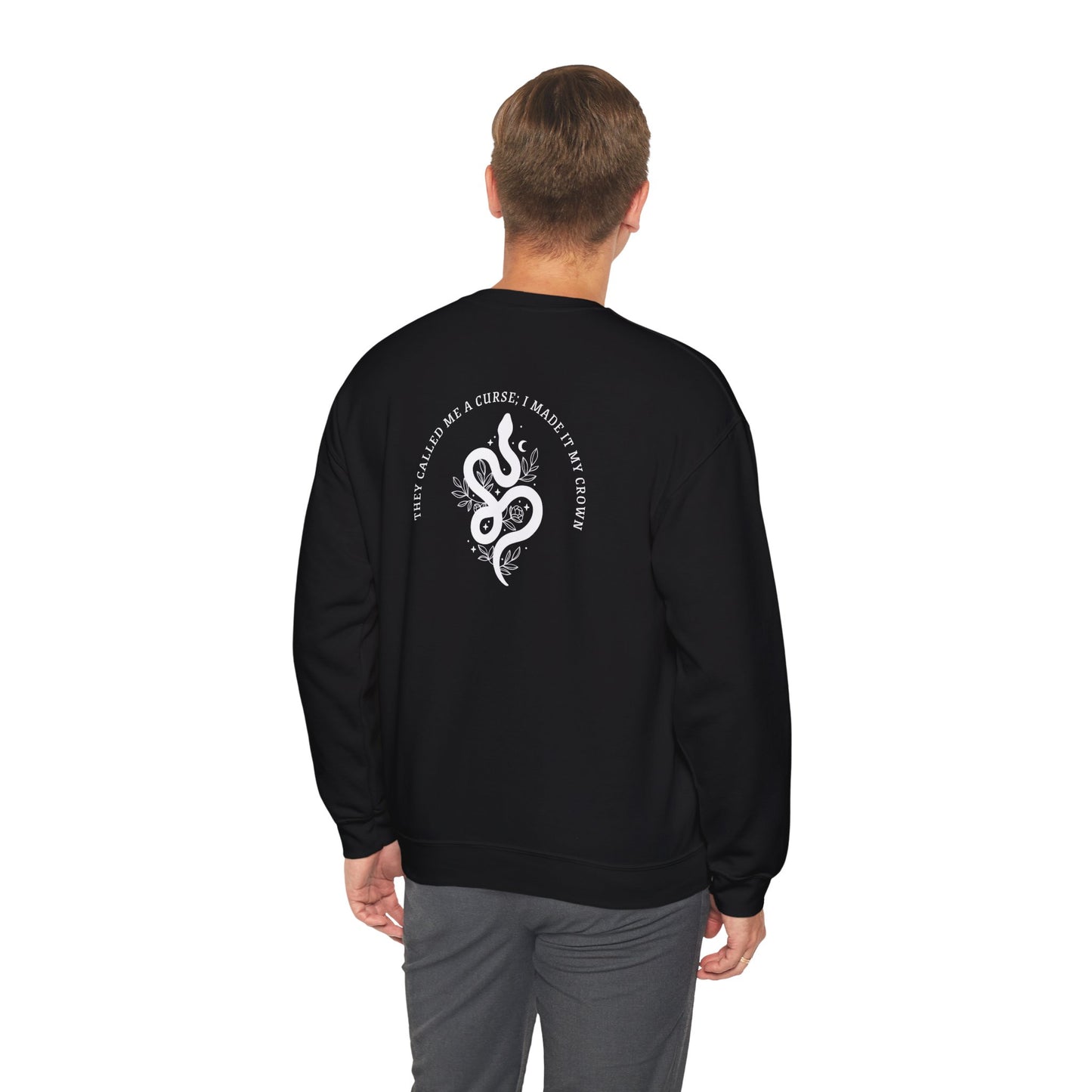 Medusa double sided Unisex Heavy Blend™ Crewneck Sweatshirt - Avalon's Altar