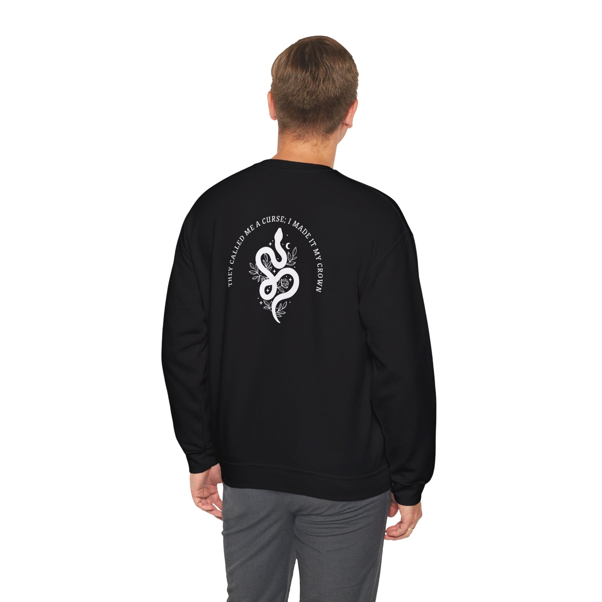 Medusa double sided Unisex Heavy Blend™ Crewneck Sweatshirt - Avalon's Altar