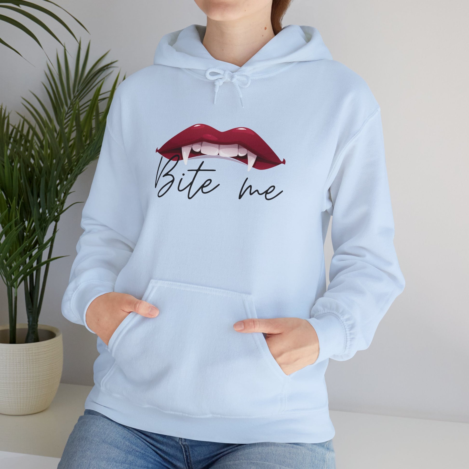 Bite me Unisex Heavy Blend™ Hooded Sweatshirt - Avalon's Altar