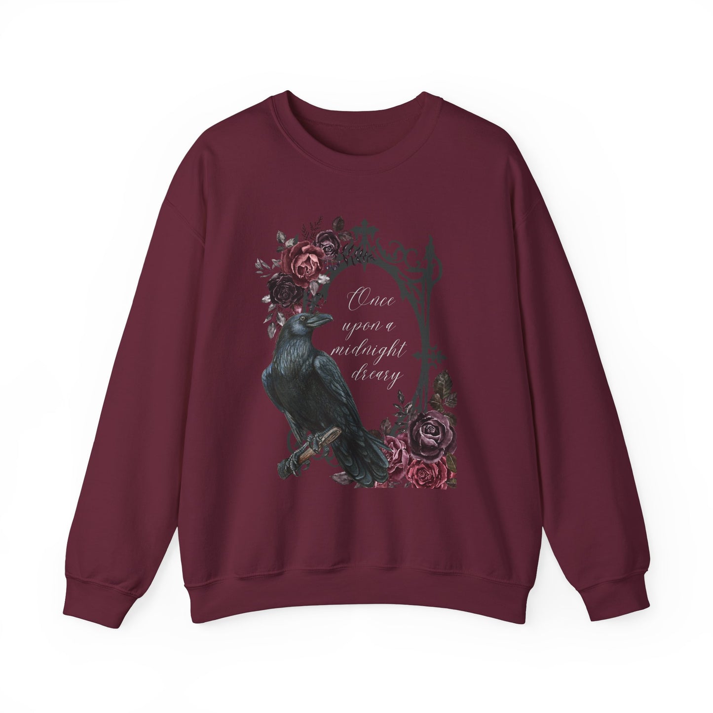 Once Upon a Midnight Dreary Unisex Heavy Blend™ Crewneck Sweatshirt - Avalon's Altar