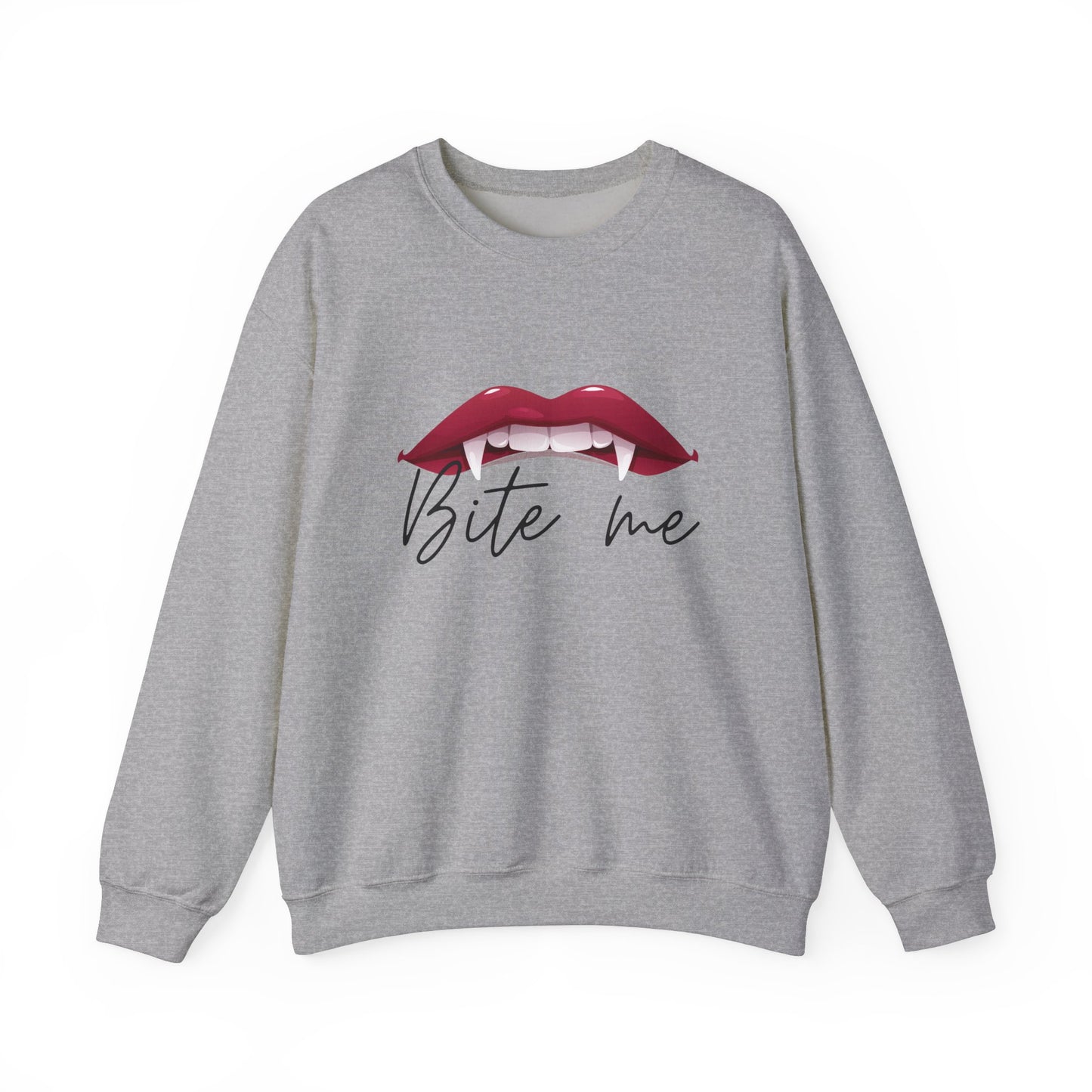 Bite me Unisex Heavy Blend™ Crewneck Sweatshirt - Avalon's Altar