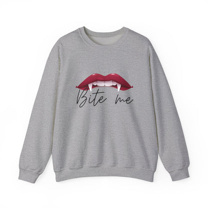 Bite me Unisex Heavy Blend™ Crewneck Sweatshirt - Avalon's Altar