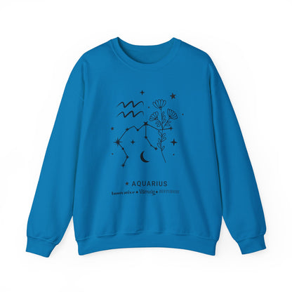 Aquarius Unisex Heavy Blend™ Crewneck Sweatshirt - Avalon's Altar