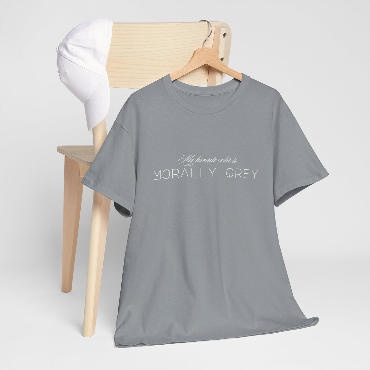 Morally Grey double sided Unisex Heavy Cotton Tee - Avalon's Altar