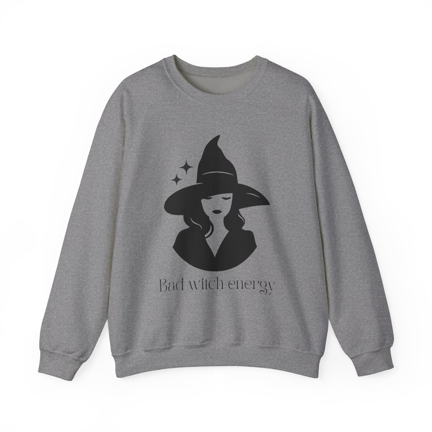 Bad Witch Energy Unisex Heavy Blend™ Crewneck Sweatshirt - Avalon's Altar