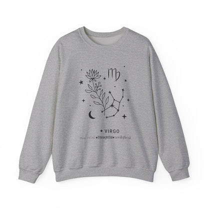 Virgo Unisex Heavy Blend™ Crewneck Sweatshirt - Avalon's Altar