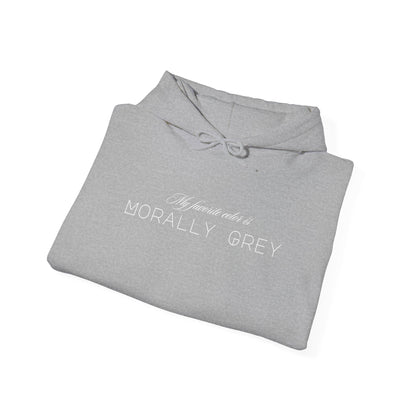 My Favorite Color Is Morally Grey double sided Unisex Heavy Blend™ Hooded Sweatshirt - Avalon's Altar