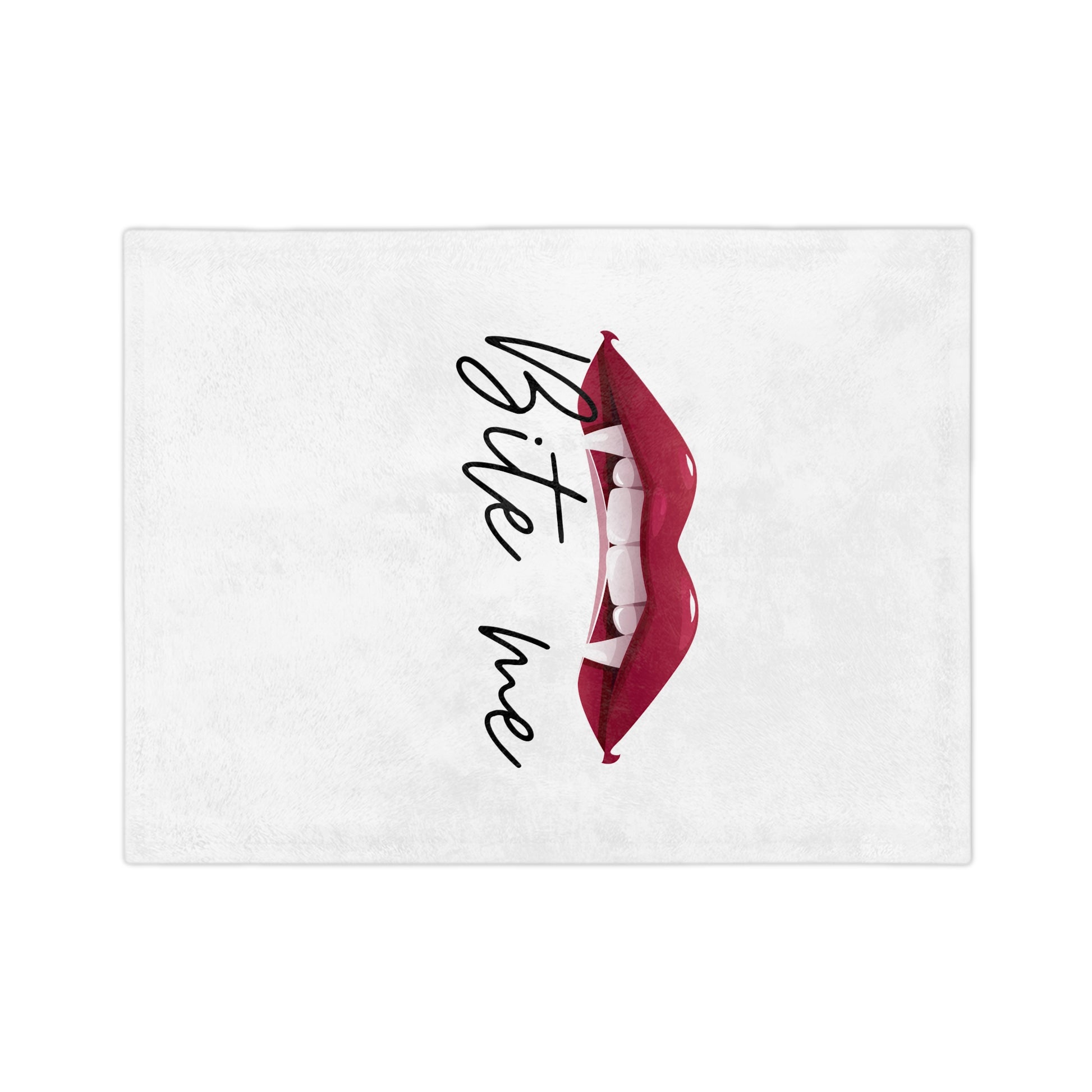 Bite Me Velveteen Microfiber Blanket - Avalon's Altar