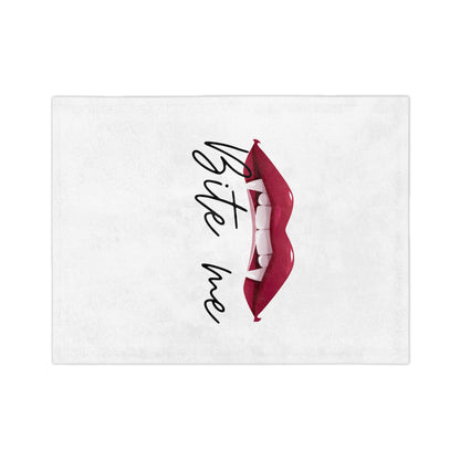 Bite Me Velveteen Microfiber Blanket - Avalon's Altar