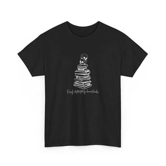 Easily Distracted by Banned Books Unisex Heavy Cotton Tee - Avalon's Altar