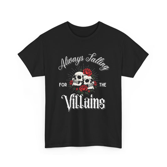 Always Falling For The Villain Unisex Heavy Cotton Tee - Avalon's Altar