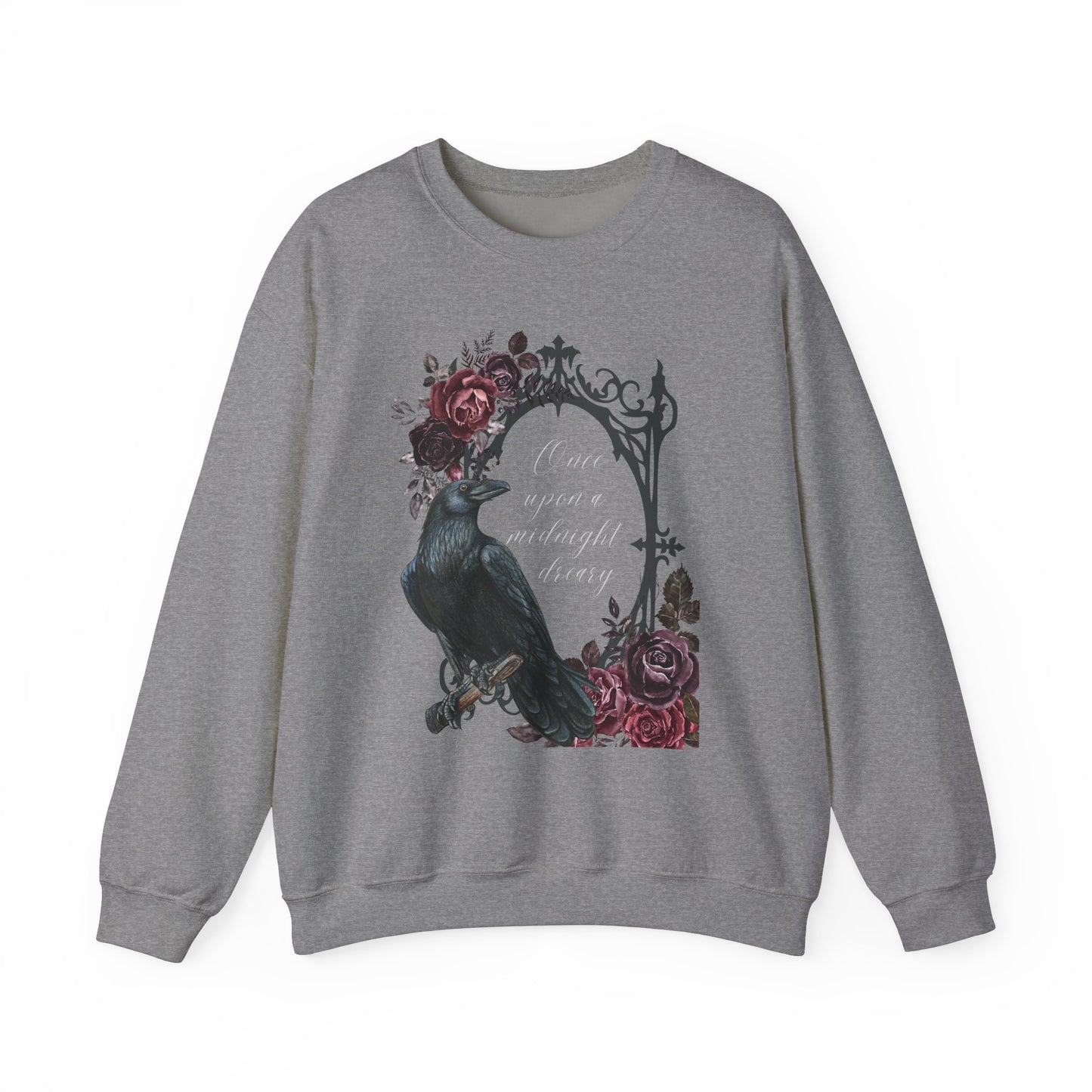 Once Upon a Midnight Dreary Unisex Heavy Blend™ Crewneck Sweatshirt - Avalon's Altar