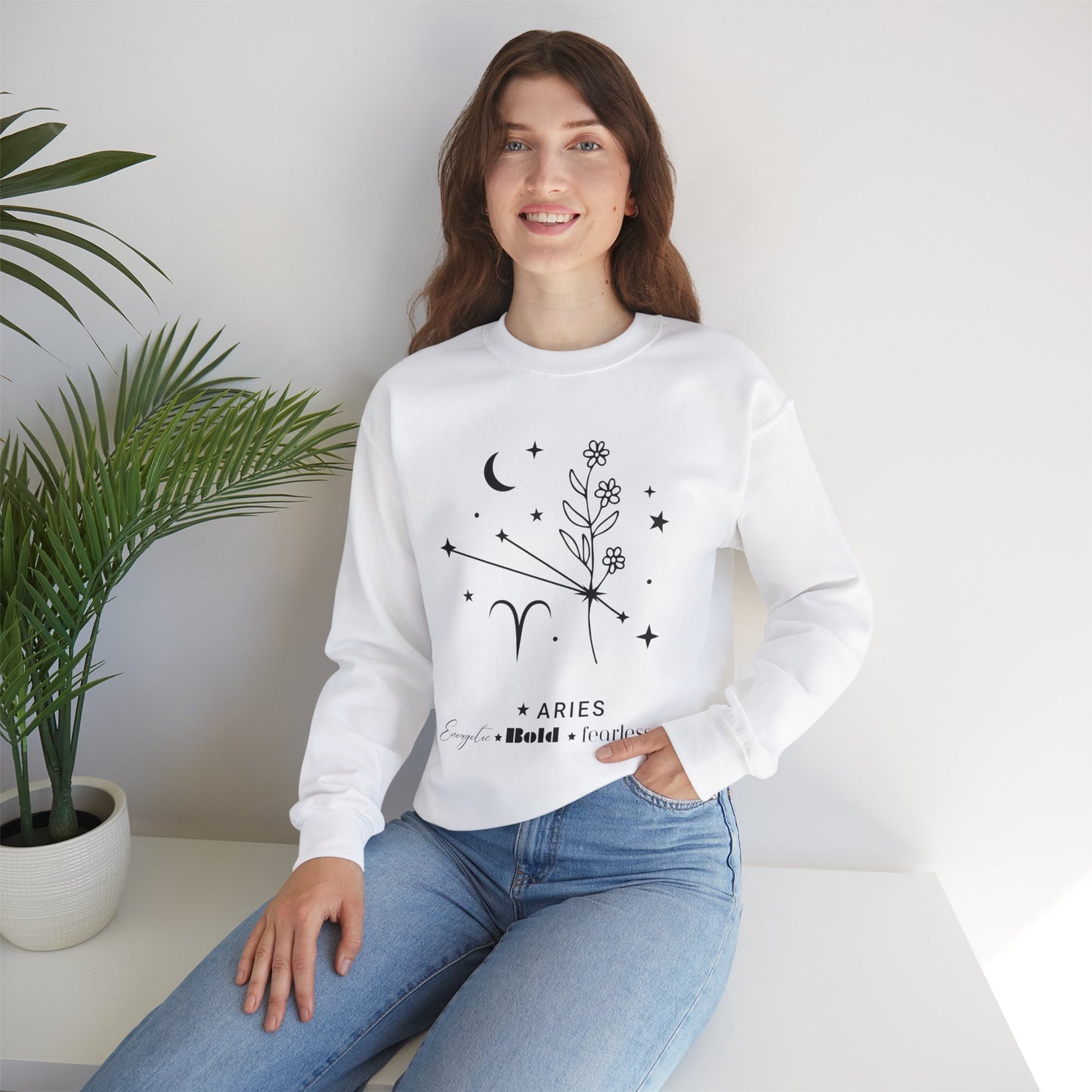 Aries Unisex Heavy Blend™ Crewneck Sweatshirt - Avalon's Altar