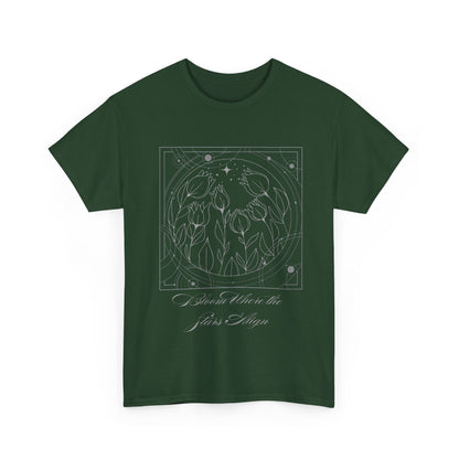 Bloom Where the Stars Align Unisex Heavy Cotton Tee - Avalon's Altar