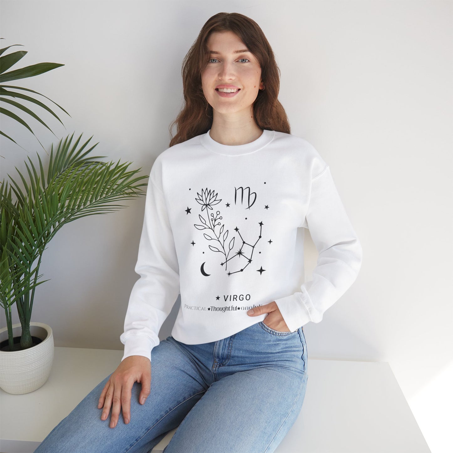 Virgo Unisex Heavy Blend™ Crewneck Sweatshirt - Avalon's Altar