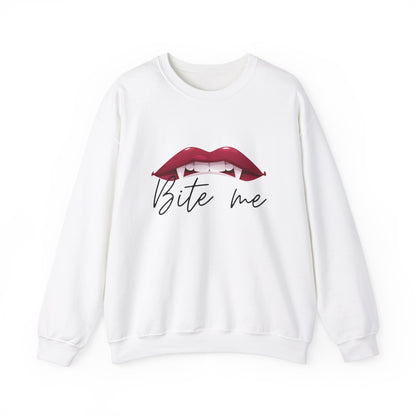 Bite me Unisex Heavy Blend™ Crewneck Sweatshirt - Avalon's Altar