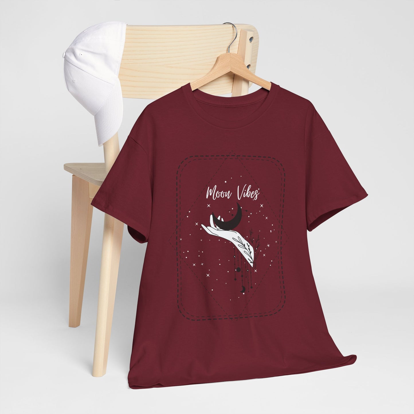 Moon Vibes Unisex Heavy Cotton Tee - Avalon's Altar