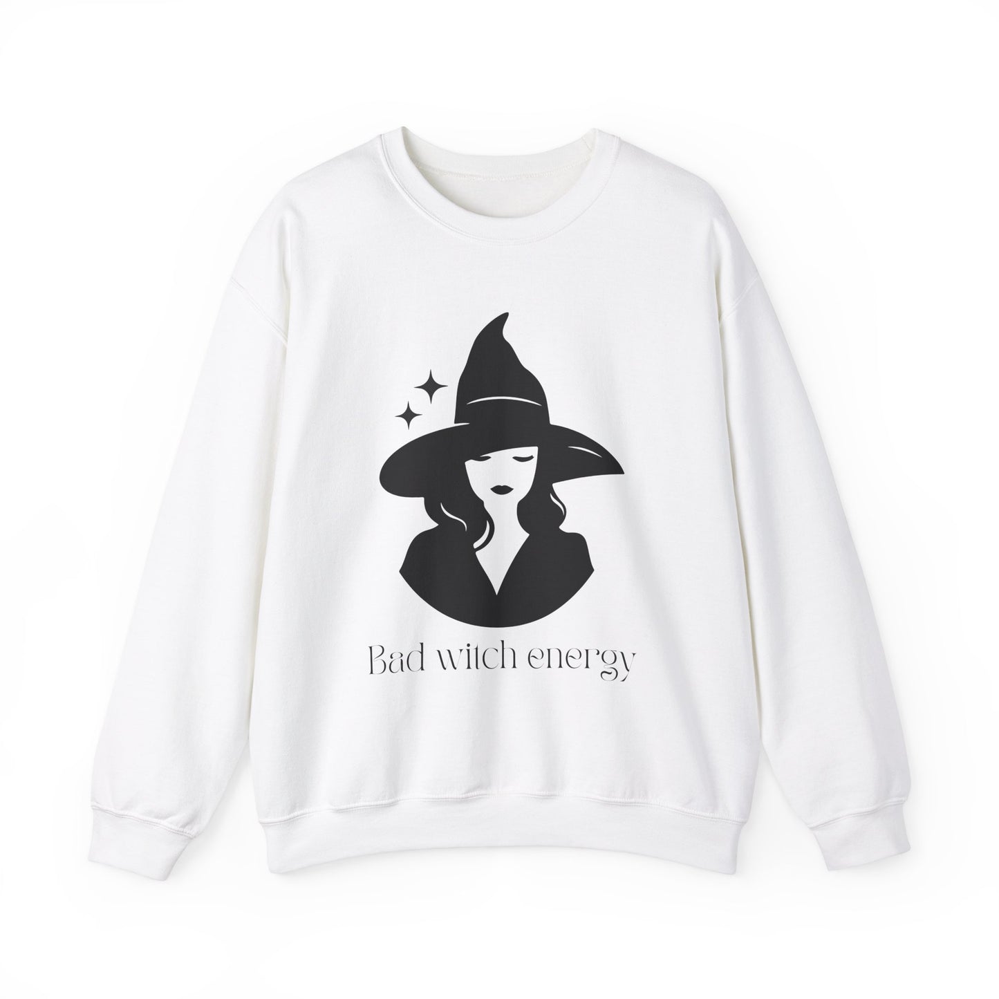 Bad Witch Energy Unisex Heavy Blend™ Crewneck Sweatshirt - Avalon's Altar