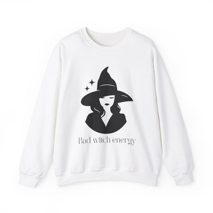 Bad Witch Energy Unisex Heavy Blend™ Crewneck Sweatshirt - Avalon's Altar