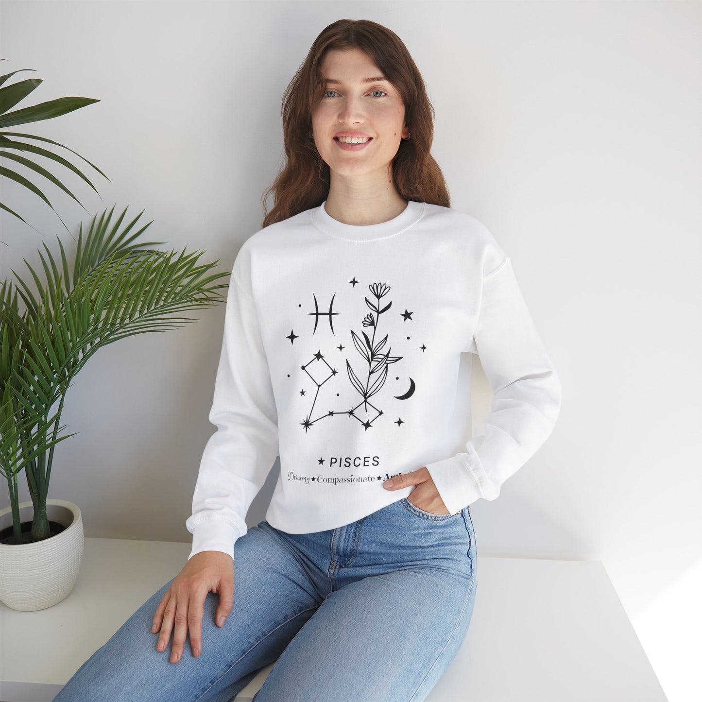 Pisces Unisex Heavy Blend™ Crewneck Sweatshirt - Avalon's Altar