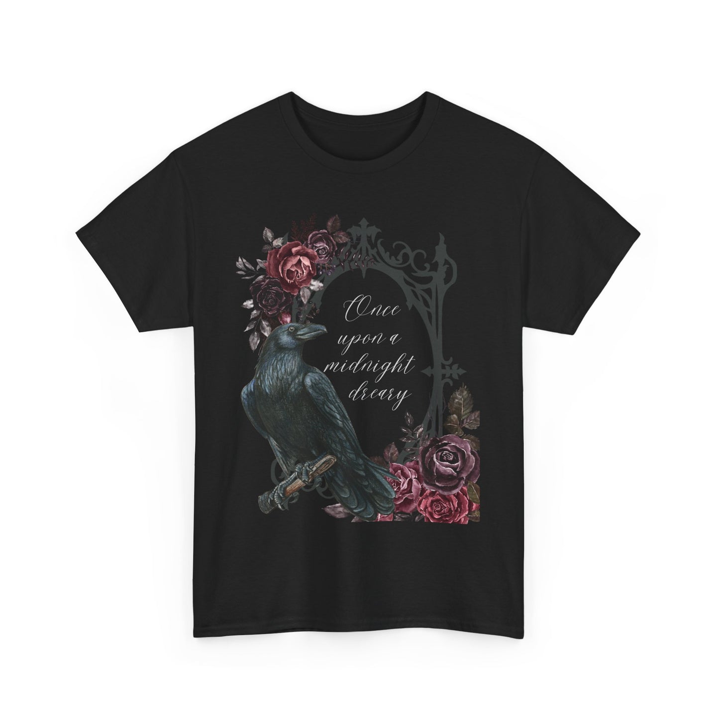 Once Upon a Midnight Dreary Unisex Heavy Cotton Tee - Avalon's Altar