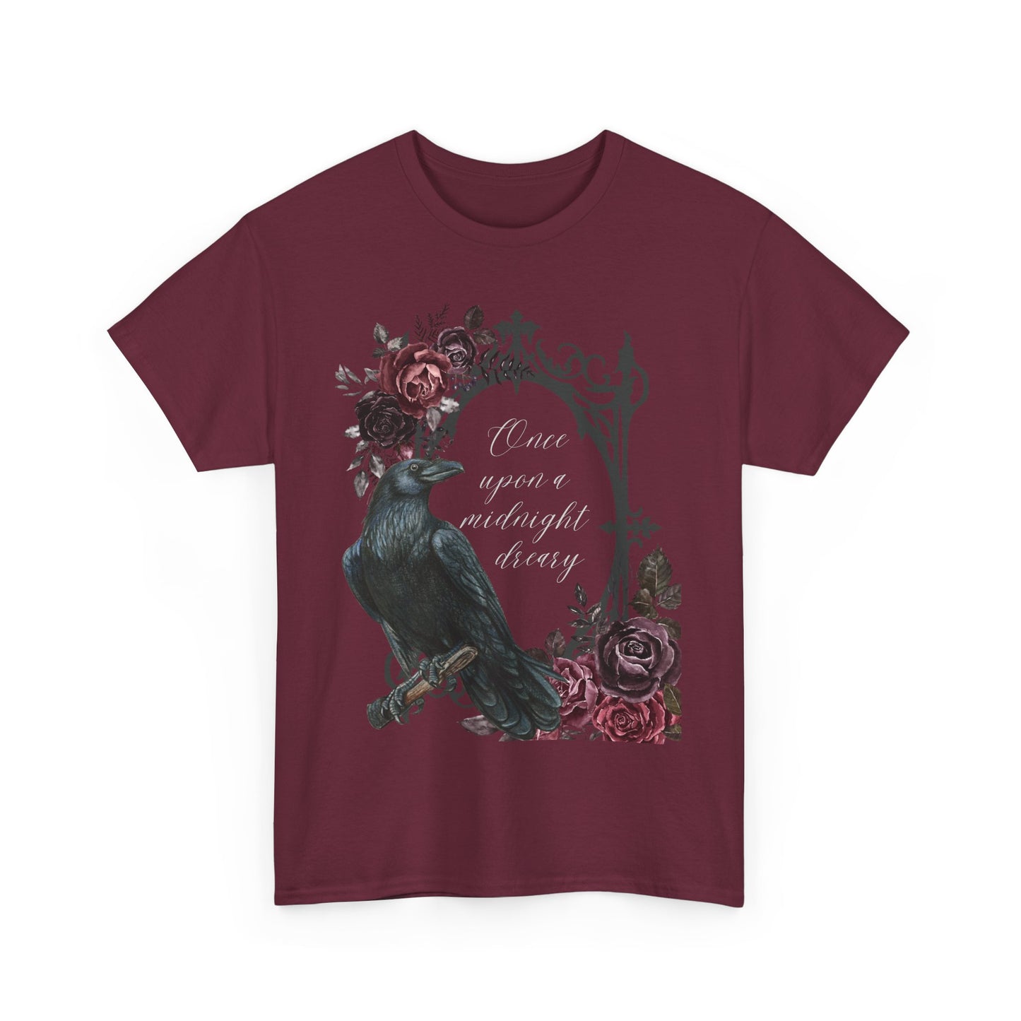 Once Upon a Midnight Dreary Unisex Heavy Cotton Tee - Avalon's Altar