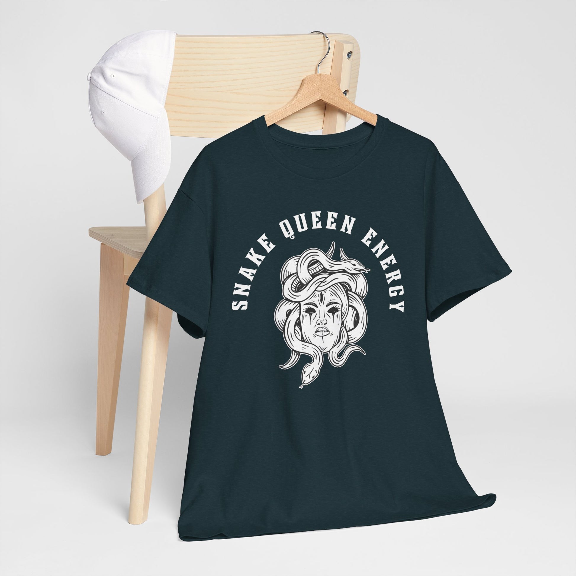 Medusa Unisex Heavy Cotton Tee - Avalon's Altar