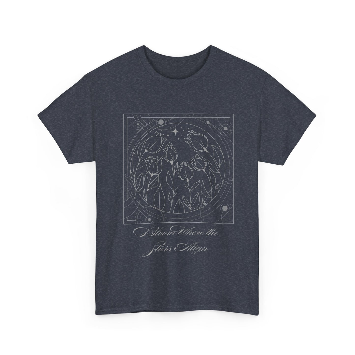 Bloom Where the Stars Align Unisex Heavy Cotton Tee - Avalon's Altar