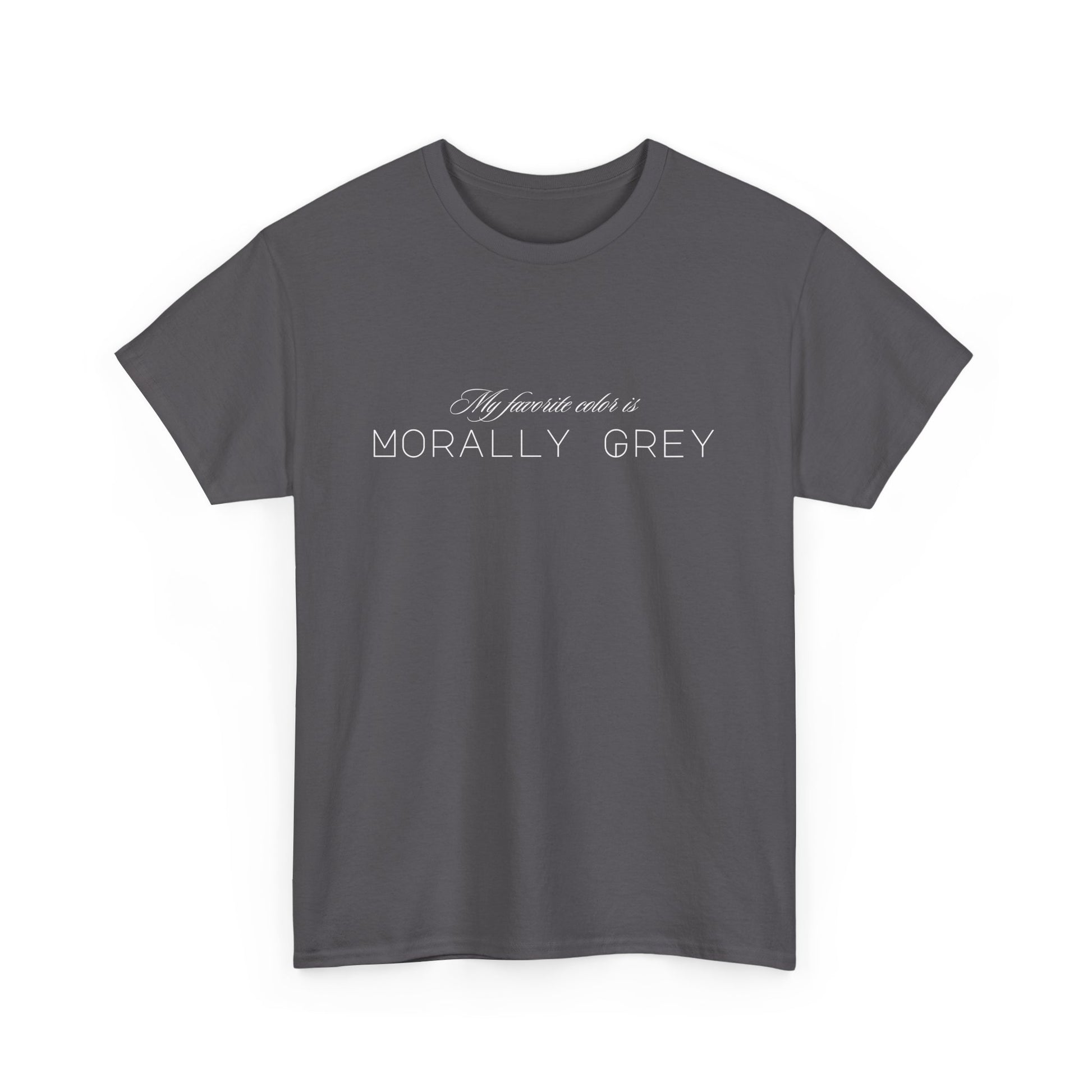 Morally Grey double sided Unisex Heavy Cotton Tee - Avalon's Altar