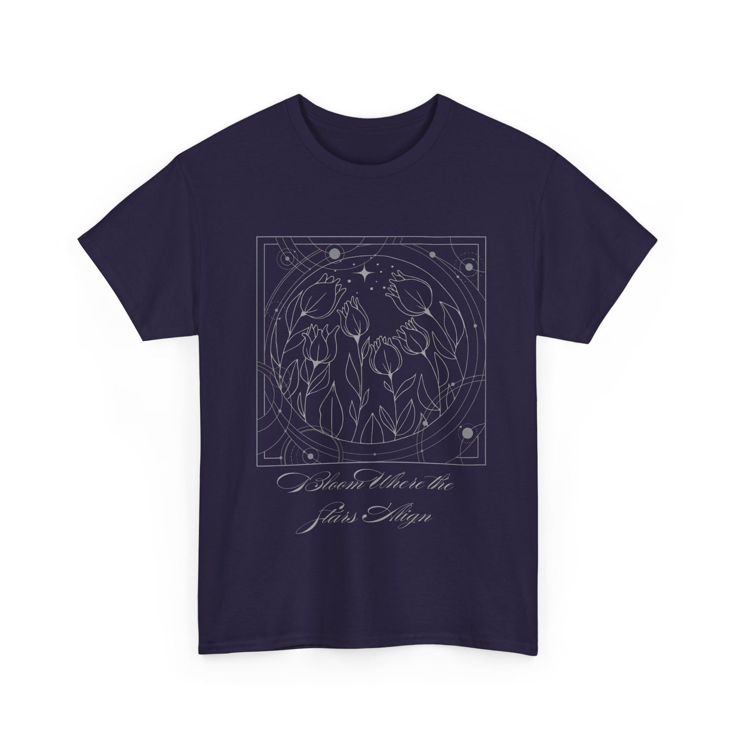 Bloom Where the Stars Align Unisex Heavy Cotton Tee - Avalon's Altar