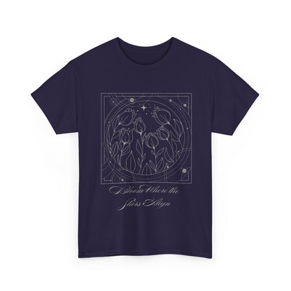 Bloom Where the Stars Align Unisex Heavy Cotton Tee - Avalon's Altar