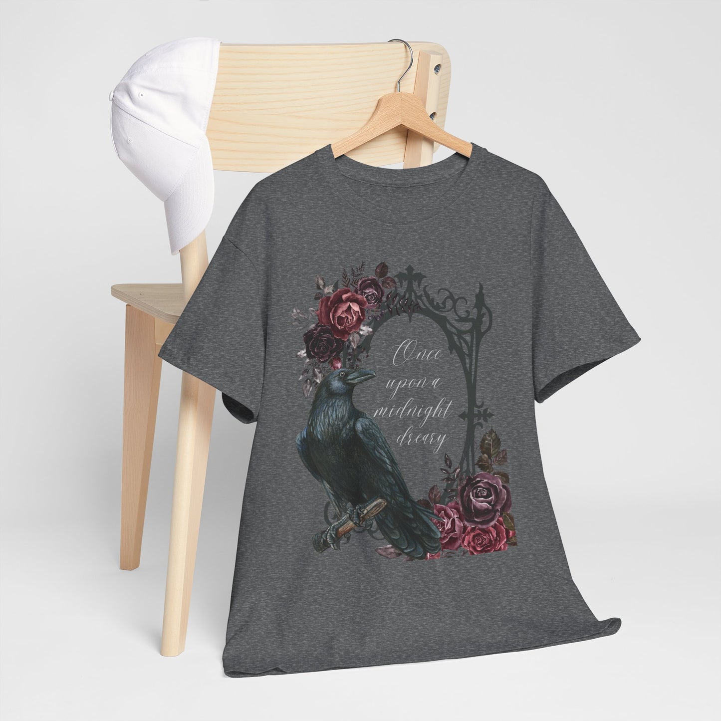 Once Upon a Midnight Dreary Unisex Heavy Cotton Tee - Avalon's Altar