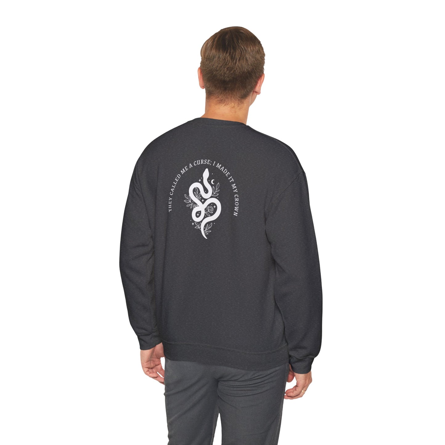 Medusa double sided Unisex Heavy Blend™ Crewneck Sweatshirt - Avalon's Altar