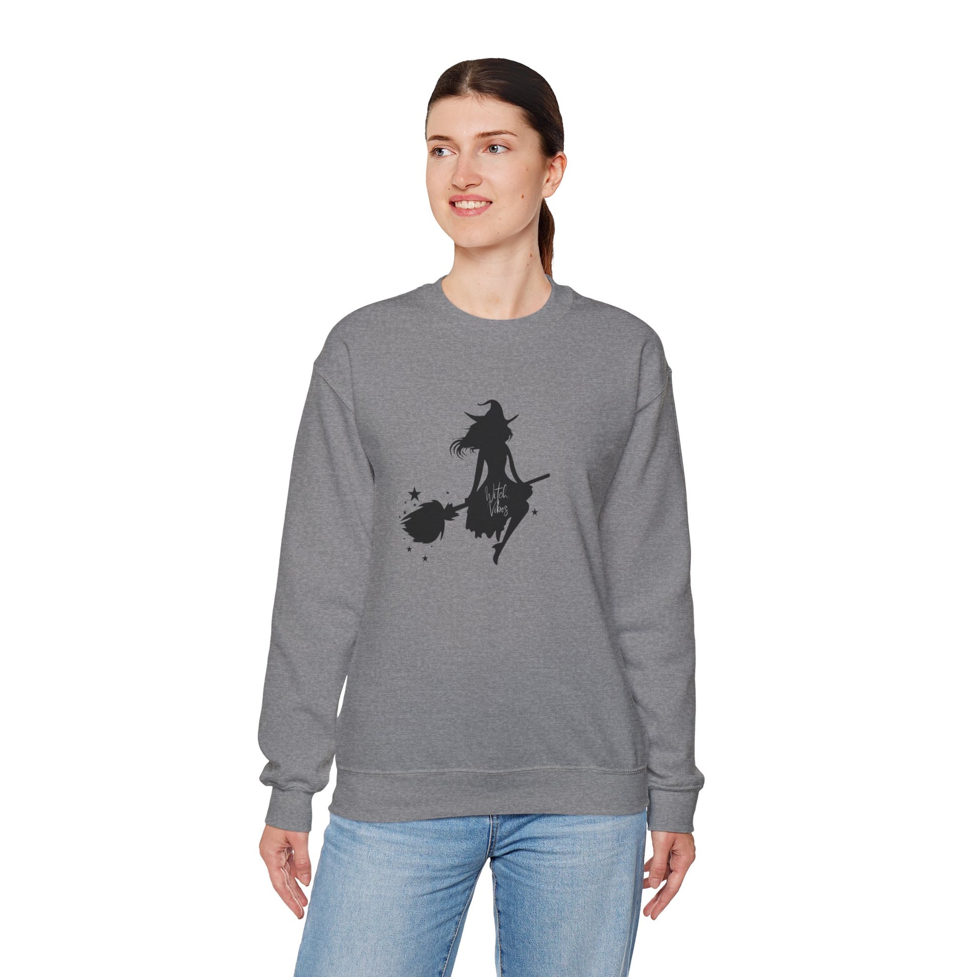 Witch Vibes Unisex Heavy Blend™ Crewneck Sweatshirt - Avalon's Altar