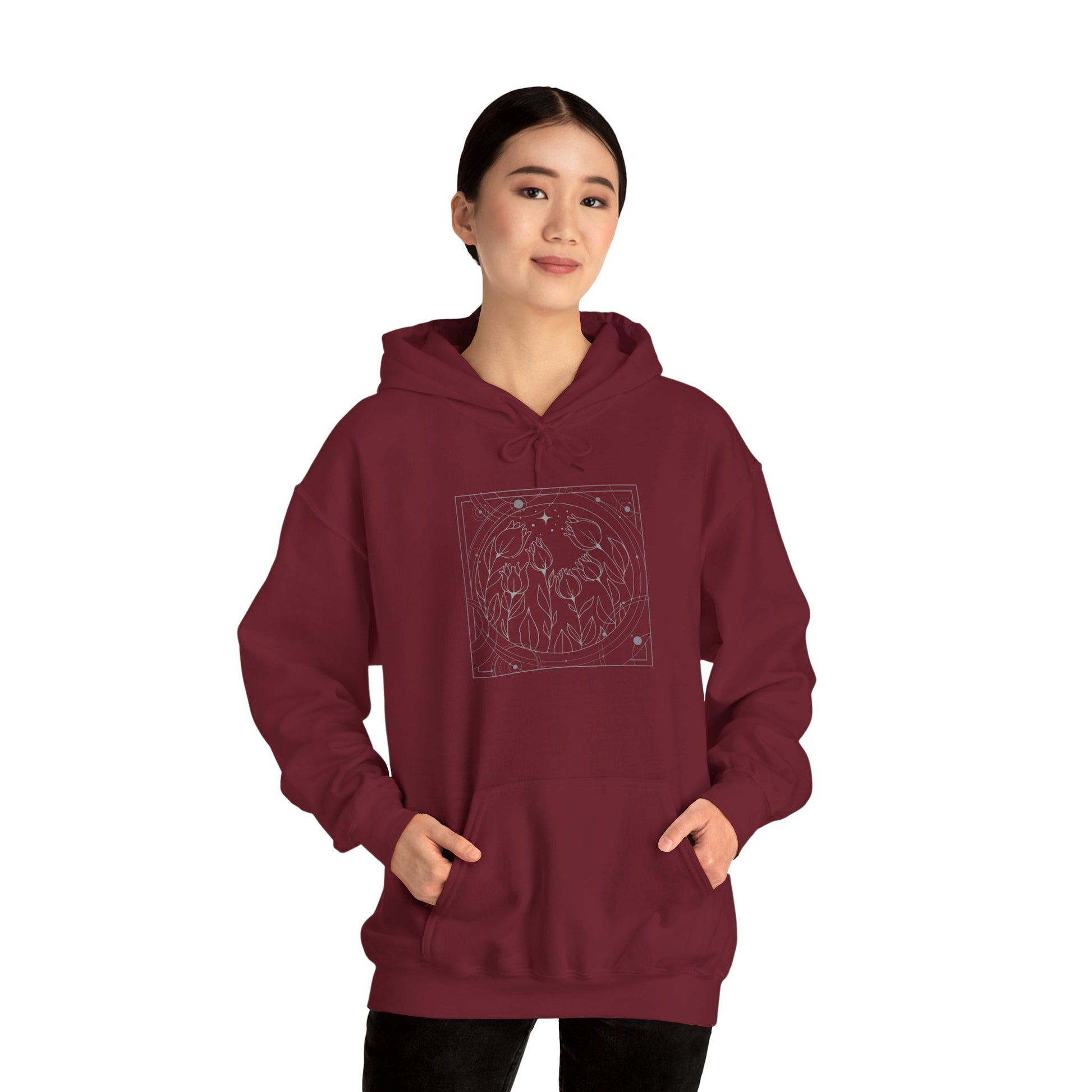 Bloom Where the Stars Align Unisex Heavy Blend™ Hooded Sweatshirt - Avalon's Altar