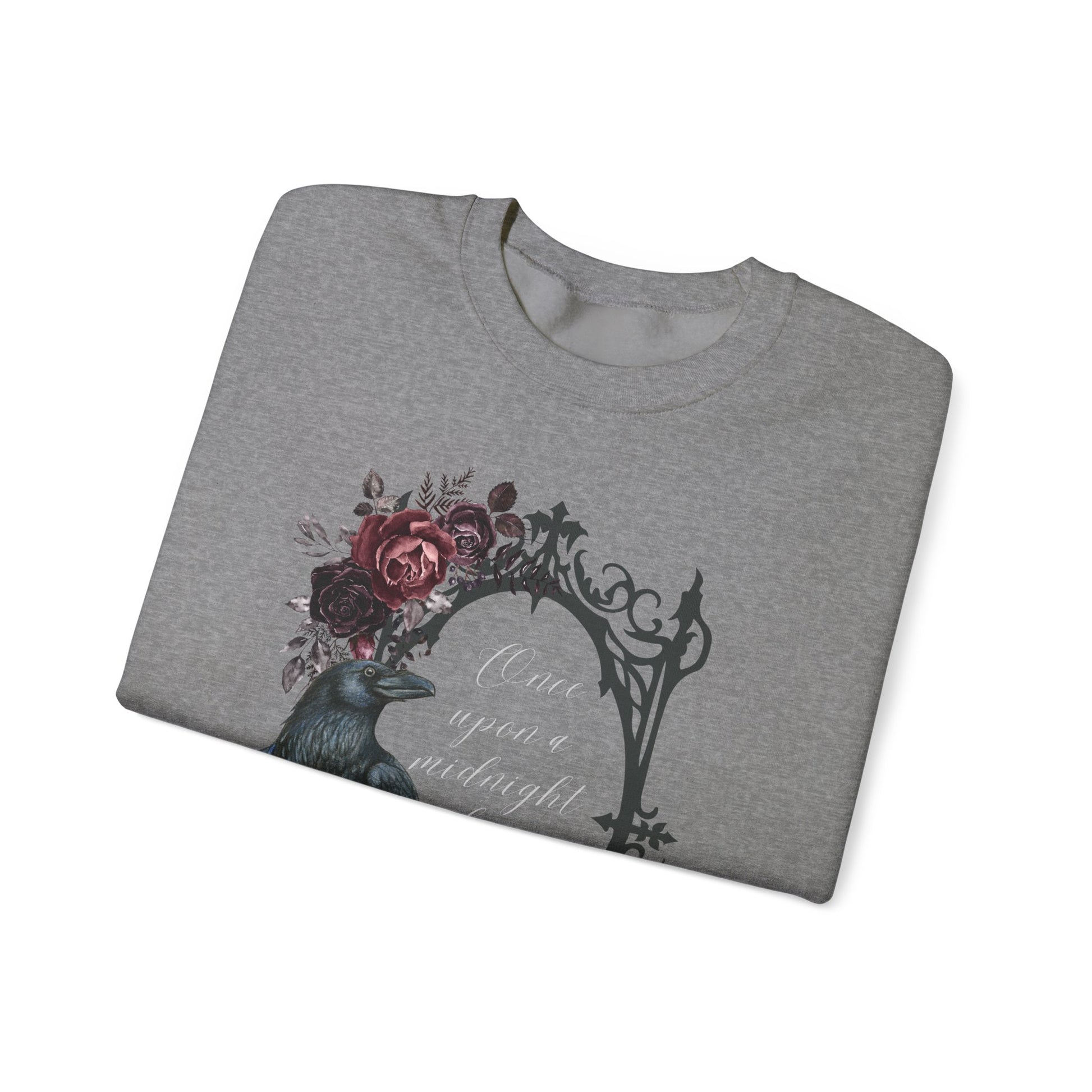 Once Upon a Midnight Dreary Unisex Heavy Blend™ Crewneck Sweatshirt - Avalon's Altar