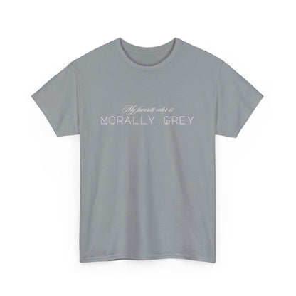 Morally Grey double sided Unisex Heavy Cotton Tee - Avalon's Altar