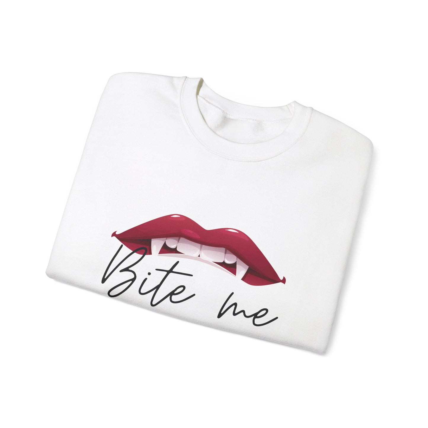 Bite me Unisex Heavy Blend™ Crewneck Sweatshirt - Avalon's Altar