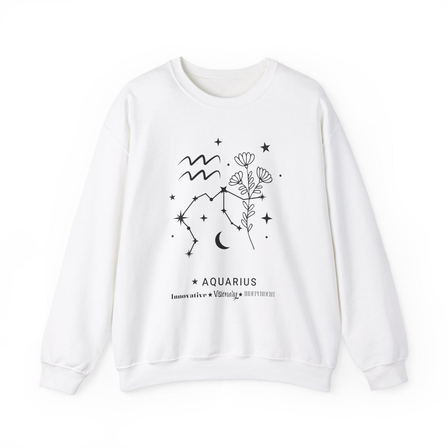 Aquarius Unisex Heavy Blend™ Crewneck Sweatshirt - Avalon's Altar