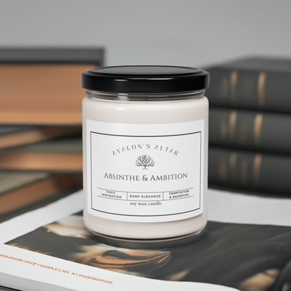 Absinthe & Ambition Scented Soy Candle, 9oz