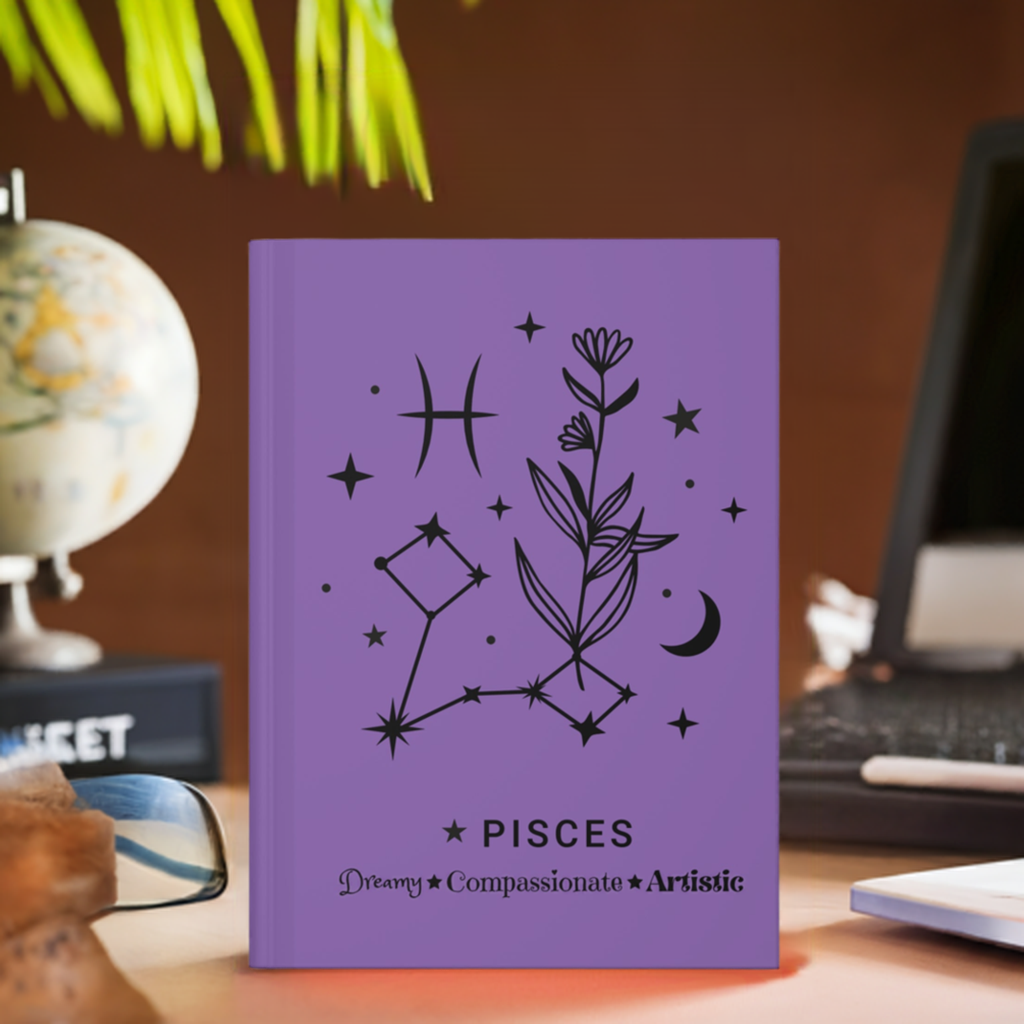 Pisces Hardcover Journal Matte