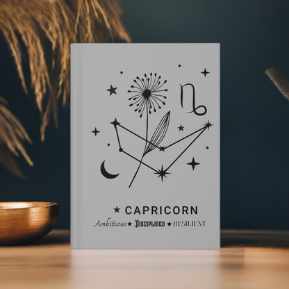 Capricorn Hardcover Journal Matte